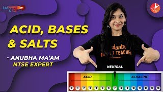 NTSE Preparation  Acid Base and Salt  Vedantu NTSE  Chemistry NTSE Scholarship [upl. by Aromas]