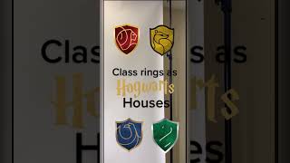 Hogwarts Houses as Class Rings [upl. by Grosmark]