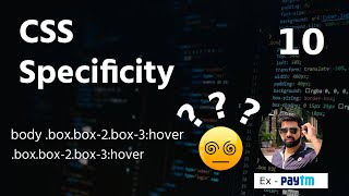 CSS Specificity for beginners in Hindi  Ep  10  2024 [upl. by Schaab]