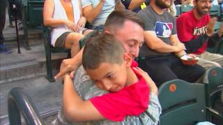 USAF Sergeant surprises son with return at Dbacks game [upl. by Yeaton]