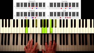 How to play Stevie Wonder  Overjoyed Original Piano lesson Tutorial by Piano Couture [upl. by Hite652]