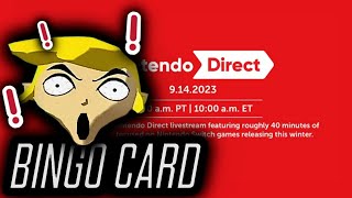 9142023 Nintendo Direct Bingo Card [upl. by Notpmah]