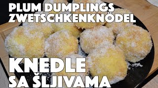 Recept KNEDLE GOMBOCE sa šljivama Kako se spremaju [upl. by Isolt]