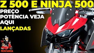 Z 500 Ninja 500 Preço Potencia Revelados Lançamento Mundial [upl. by Demmahum]