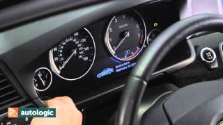 BMW 5 Series F10 Viewing Fuel Level Data Through the Instrument Cluster HD [upl. by Rana]