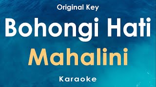 Bohongi Hati  Mahalini Karaoke [upl. by Swanson]