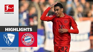 Kane Musiala And Co Shine  VfL Bochum  FC Bayern München  Highlights  MD 8 Bundesliga 2425 [upl. by Eetsim]