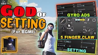 New Sensitivity🔥BGMI Control CODE 5 Finger FASTER PLAYER For All Devices  Daxua PUBG MOBILE [upl. by Salocin]