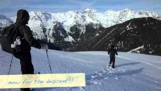 Snowshoeing in the Alps [upl. by Dorry375]