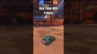 Who says you need boost to beat your opponents in Rocket League rocketleague shorts gaming [upl. by Sophronia]