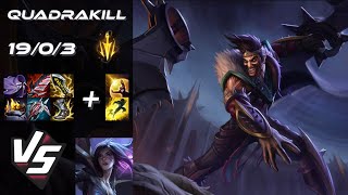 BOTTOM Draven vs KaiSa QUADRAKILL  EU Grandmaster Patch 1421 [upl. by Albers]