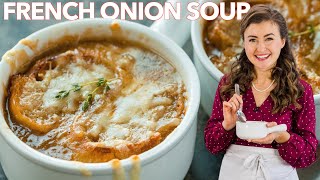 FRENCH ONION SOUP  How To Make Onion Soup [upl. by Poppas95]