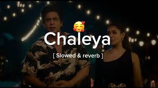 Chaleya   Slowed amp Reverb   Shahrukh Khan song  New song 2024 [upl. by Eta]