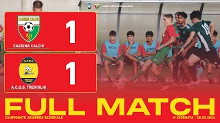 Cassina Calcio  ACOS Treviglio 11  Full Match  Juniores Regionale 202425 [upl. by Ahseyt]