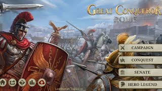 Great Conqueror Rome Chapter 9 The Rise of Octavian Rome Republic pt1 [upl. by Oflodor]