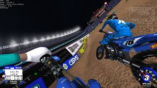 2023 Round 16 Denver Supercross 450 Pro Main Event  Mx Simulator [upl. by Clementis207]