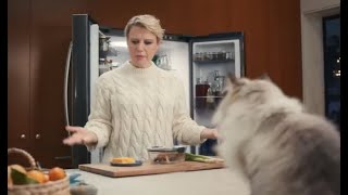 Hellmanns Super Bowl Commercial 2024 Kate McKinnon and Cat Ad Review [upl. by Irrak]