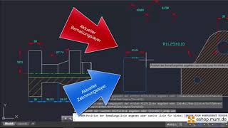 Einfache Bemaßung mit AutoCAD LT [upl. by Nataline]