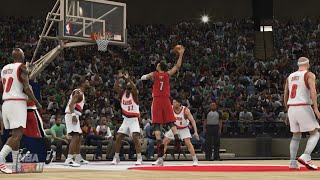 Brandon Roy vs Clyde Drexler NBA 2K11 [upl. by Sseb]