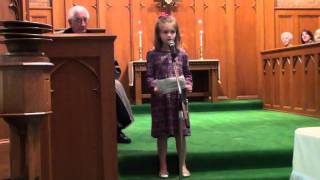 Zoe at First Presbyterian Church  Thomaston Ga [upl. by Lindo]