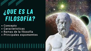 ¿Qué es la FILOSOFÍA 🧐► Explicado FÁCIL [upl. by Dominick222]