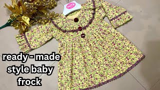 15 year baby frock cutting and stitchingnew design baby frock readymade style baby frock [upl. by Kelsy993]