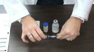 Reconstitution of a Powdered Medication [upl. by Akiram]