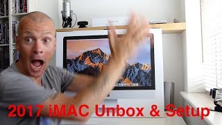 2017 iMac Unbox amp Setup [upl. by Aleil]