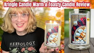 Kringle Candle Warm amp Toasty Candle Review [upl. by Llerret963]