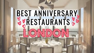 Best Restaurants in London for Anniversary Dinner [upl. by Aicenet]