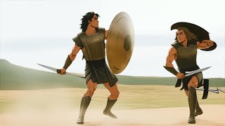 Achilles vs Hector Cartoon [upl. by Notserk800]