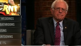 Bernie Sanders berns the 1 on Late Nig [upl. by Nnaasil]