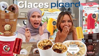 ON TESTE ET ON NOTE PLEINS DE GLACES PICARD 🍧😋  Léa Myriam [upl. by Oakie]