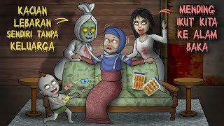 Lebaran sama Setan  Gara2 keluarga gak ada yg datang HORORKOMEDI  Kartun Hantu Lucu [upl. by Ainslie]