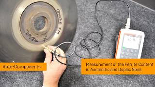 FERITSCOPE® FMP30 Measurement of the Ferrite Content in Austenitic and Duplex Steel FerriteTesting [upl. by Cynth982]