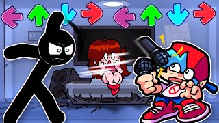 O MELHOR MOD DE TODOS OS TEMPOS FRIDAY NIGHT FUNKIN VS STICKMAN [upl. by Pierre329]