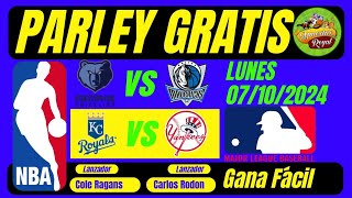 Pronósticos Deportivos Gratis MLB y NBA Hoy Lunes 07102024 [upl. by Eniahs42]