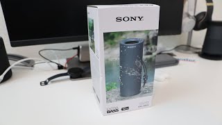 Sony SRSXB23 Portable Bluetooth Speaker Unboxing [upl. by Ys]