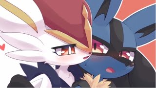 Lucario x Cinderace quotBe Alivequot Cute Fanart Tribute  Pokemon Love [upl. by Naivart330]