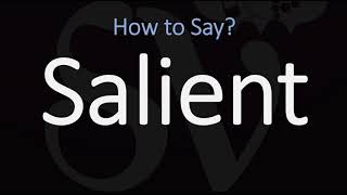 How to Pronounce Salient CORRECTLY [upl. by Miguela]