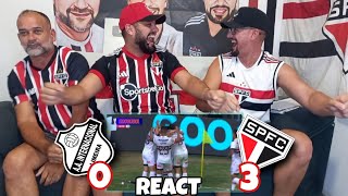 REACT INTER DE LIMEIRA 0X3 SÃO PAULO  FINALMENTE VENCEMOS QUE VENHA O CHOQUE REI [upl. by Bertasi]