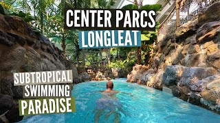 CENTER PARCS Longleat  Subtropical Swimming Paradise  Wild Water Rapids [upl. by Ahsiuqram]