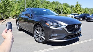 2021 Mazda 6 Touring Start Up Walkaround Test Drive and Review [upl. by Wanfried288]