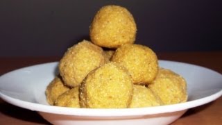 Besan Ke Ladoo  Indian Gram Flour Dessert  Sweets Recipe [upl. by Verile]