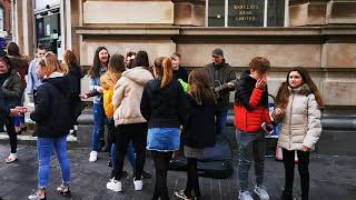 Busking with the gang in Freshney Place Grimsby [upl. by Otokam635]