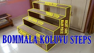 EASY MAKING BOMMALA KOLUVU GOLU STEPS [upl. by Hinman]