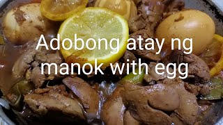 Adobong atay ng manok recipe yummytrending satisfyingjoemarviloriachannel2783 [upl. by Ponzo]