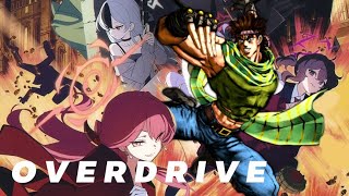 Overdrive 0068  Jojo  battle tendency x Blue archive [upl. by Anaujahs]