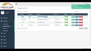 PHP Lead Management Software  Lead Management Script  PHPCRMSystemcom [upl. by Pietrek]