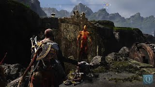 God of War PS4  Acantilados del Cuervo – Cataratas de Piedras  Guía Parte 26  En Español Latino [upl. by Schaffer422]